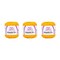 Aunt Lydia Classic Golden Rod Crochet - 3 Pack of 350y/320m - Cotton - Gauge 10 - Crochet